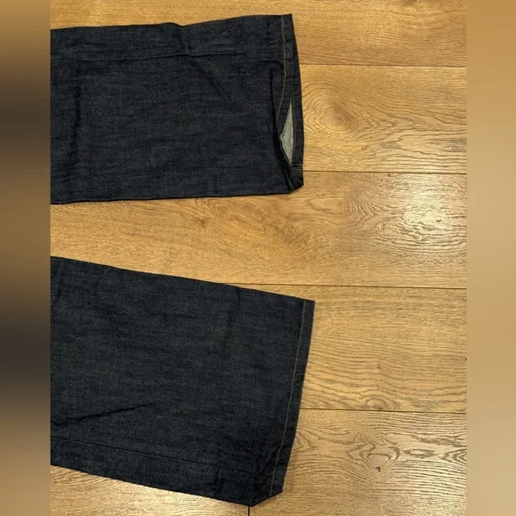 Women’s Levi’s Premium W25 L34 Classic Dark Blue Ribcage Wide Leg Jeans-LIKE NEW - Picture 8 of 16